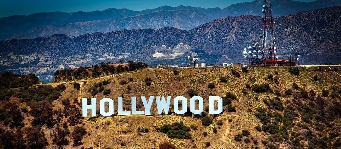 Hollywoodzeichen in LA