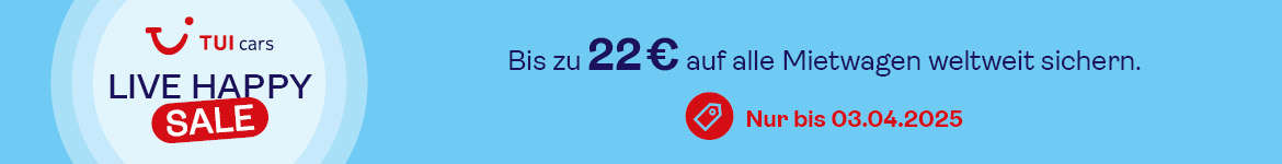 TUICars Live Happy Sale