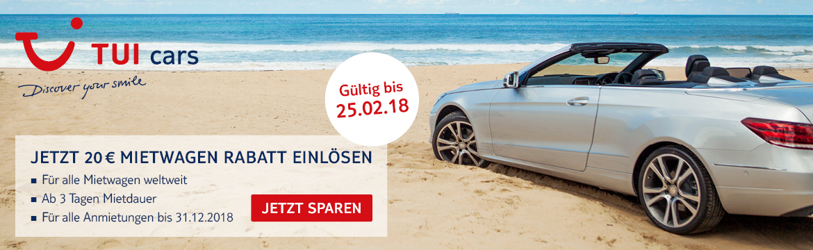 TUI CARS • Mietwagen weltweit - Ihr Leihwagen vom Marktführer