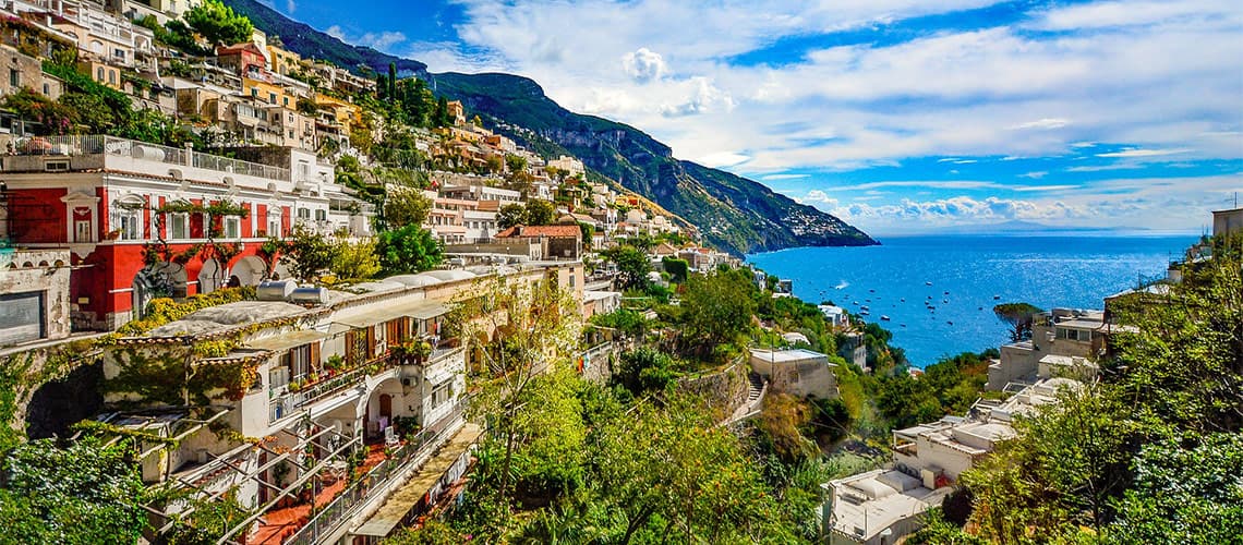 Positano an der Amalfiküste