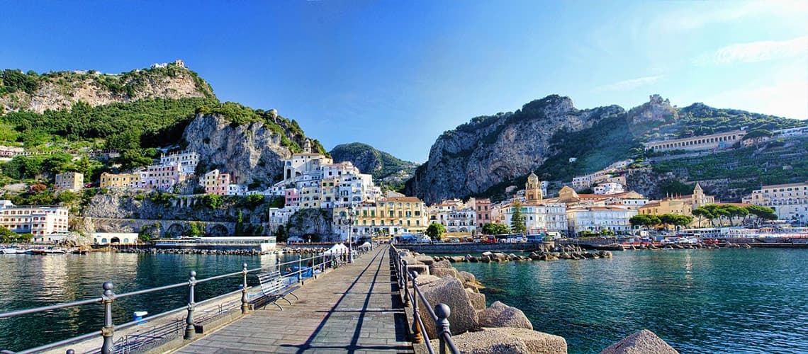 Der Hafen von Amalfi