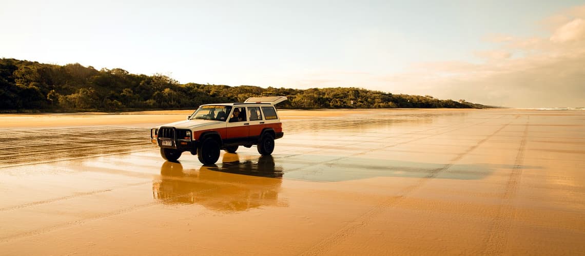 Oversteken naar Fraser Island