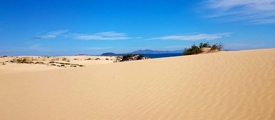 Wanderdüne im Parque Natural de Corralejo