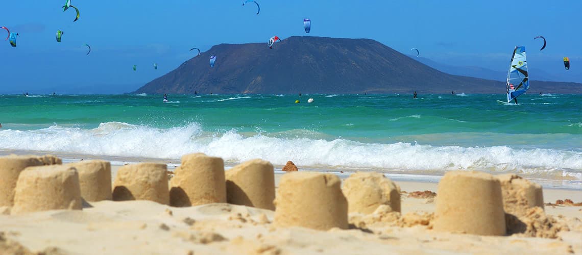 Blick auf Isla de Lobos