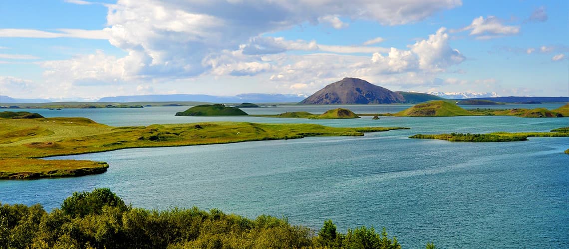 Mývatn Seenlandschaft