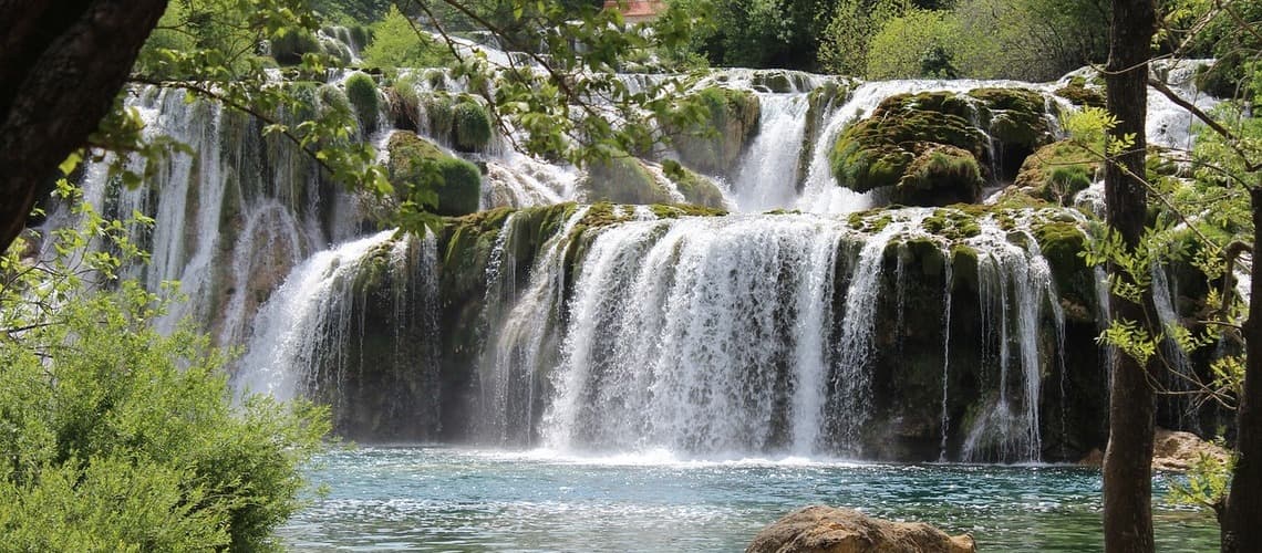 Wasserfall im Krka Nationalpark