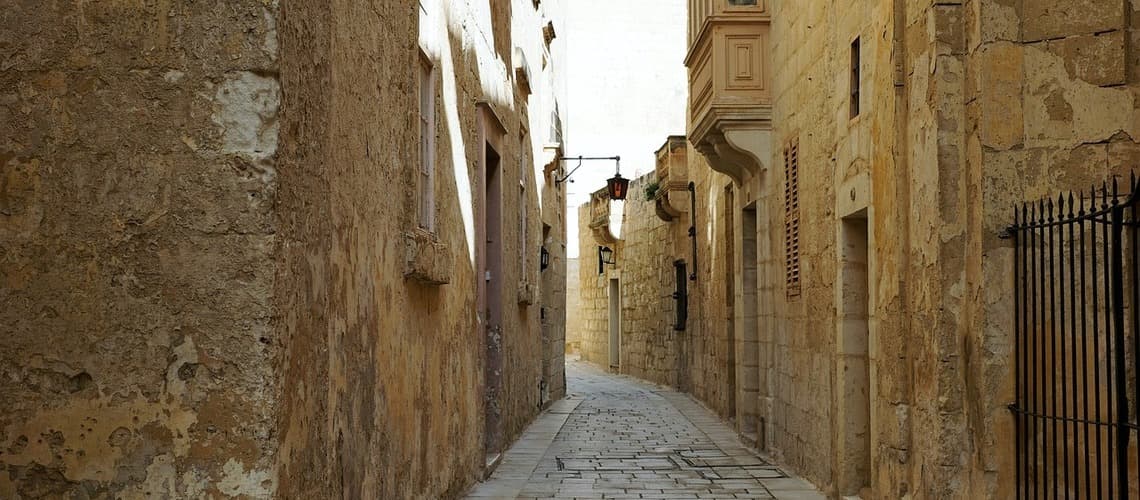 Gasse in Mdina