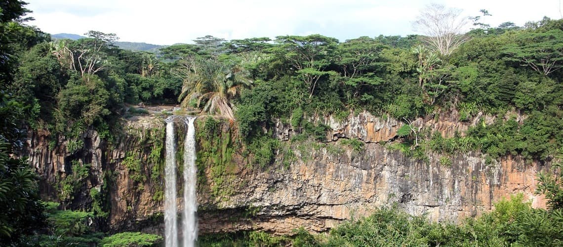 Wasserfall im Black River Gorges Nationalpark