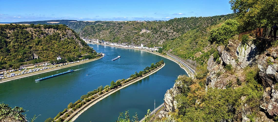 Ausblick vom Loreley-Felsen