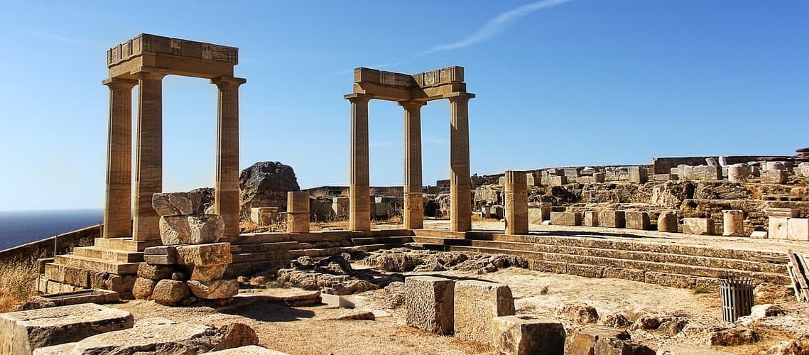 Burgruine in Lindos