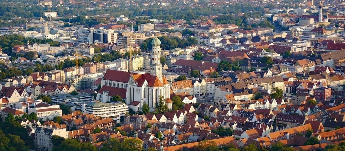 Traumhafter Ausblick auf Augsburg