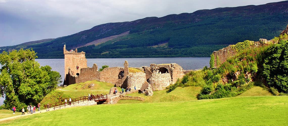 Urquhart Castle am Loch Ness