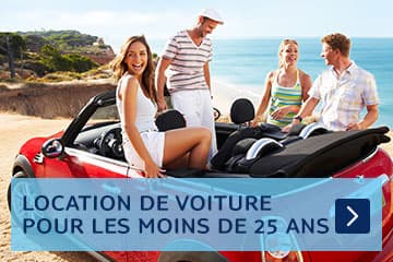 Location de voiture pour les moins de 25 ans